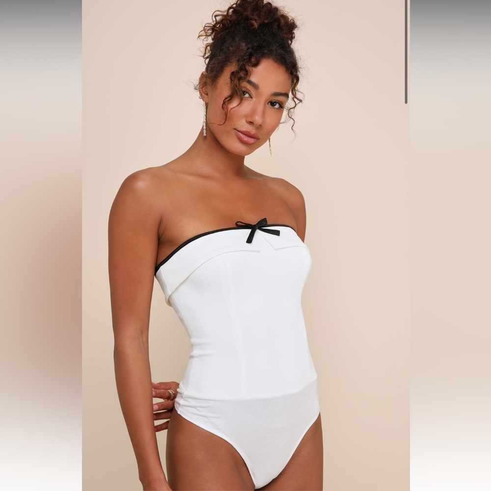 LULUS | strapless bodysuit.